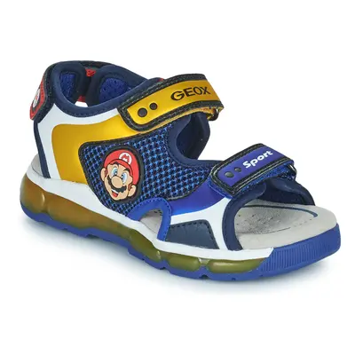 Geox J SANDAL ANDROID BOY Modrá