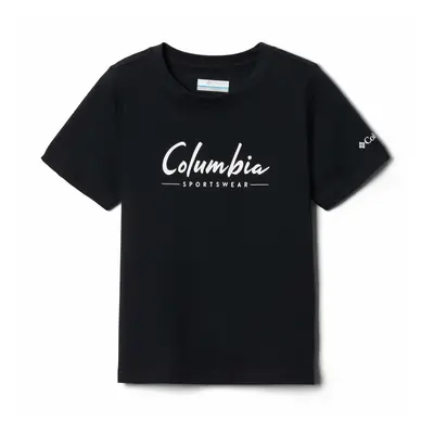 Columbia VALLEY CREEK SS GRAPHIC SHIRT Černá