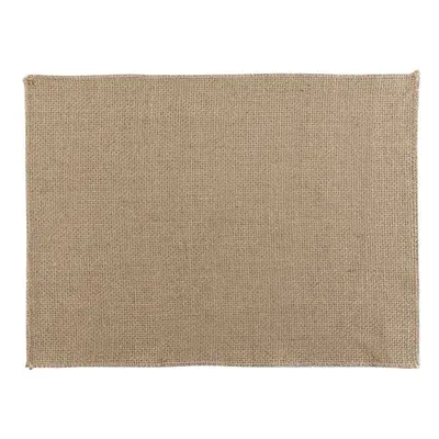 Douceur d intérieur 2 SETS DE TABLE 33 x 45 CM JUTE UNI LENY X2 Khaki