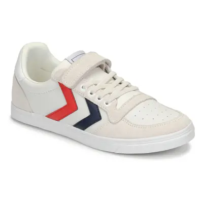 hummel SLIMMER STADIL LEATHER LOW JR Bílá