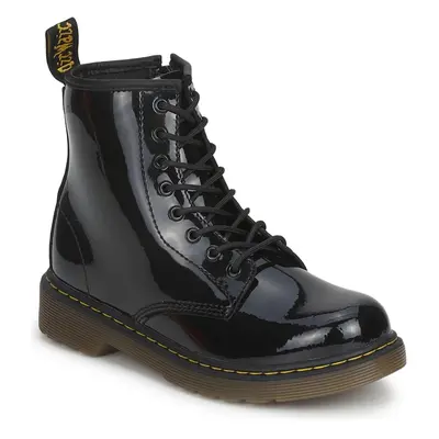 Dr. Martens JR BLACK PATENT LAMPER Černá