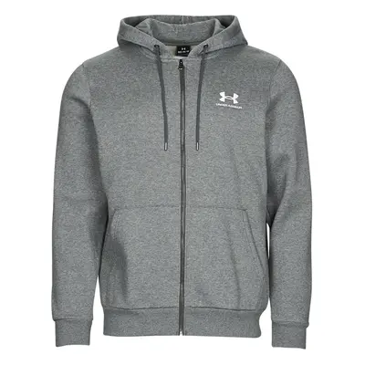 Under Armour UA Essential Fleece FZ Hood Šedá