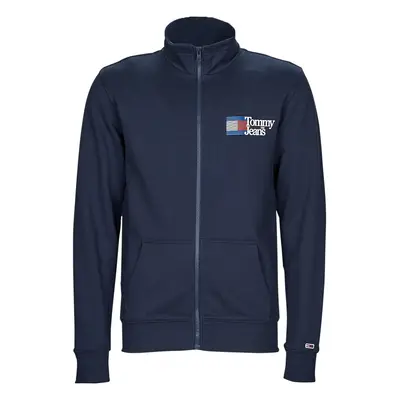 Tommy Jeans TJM REG ENTRY FULL ZIP Tmavě modrá