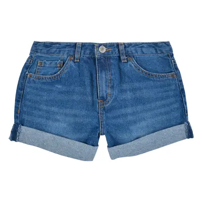 Levis GIRLFRIEND SHORTY SHORT Modrá