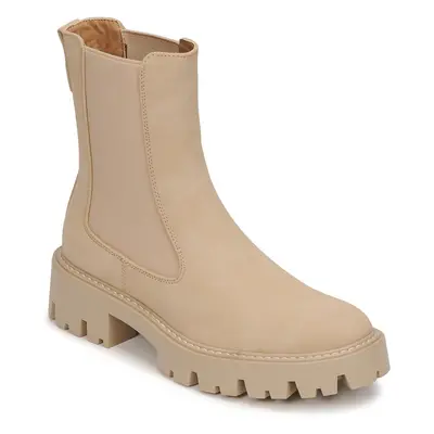 Only ONLBETTY-1 NUBUCK PU BOOT Hnědá