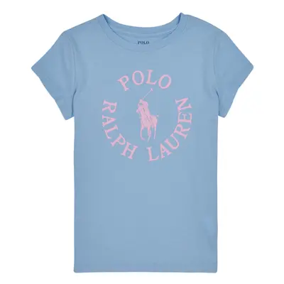 Polo Ralph Lauren SS GRAPHIC T-KNIT SHIRTS-T-SHIRT Modrá