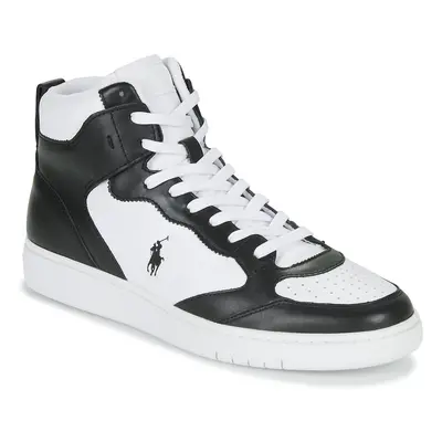 Polo Ralph Lauren POLO CRT HGH-SNEAKERS-LOW TOP LACE Černá