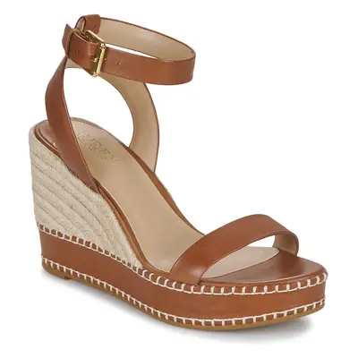 Lauren Ralph Lauren HILARIE-ESPADRILLES-WEDGE Hnědá