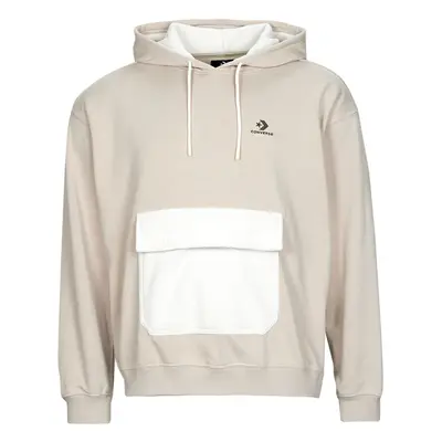 Converse UTILITY POCKET PULLOVER HOODIE Béžová