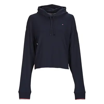 Tommy Hilfiger CROPPED HOODIE Tmavě modrá