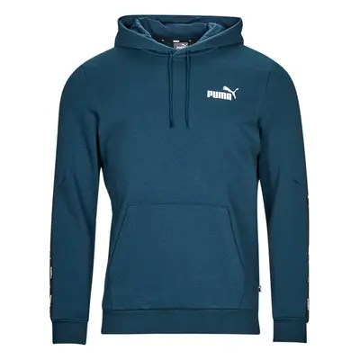 Puma ESS+ TAPE HOODIE Tmavě modrá