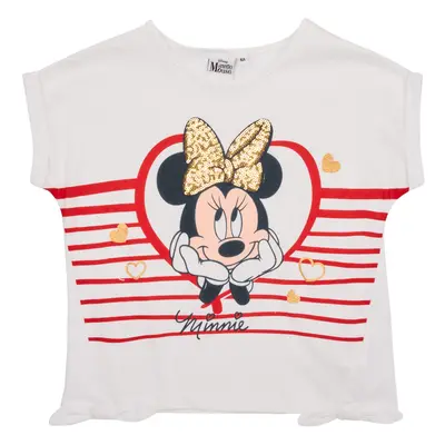 TEAM HEROES T-SHIRT MINNIE Bílá