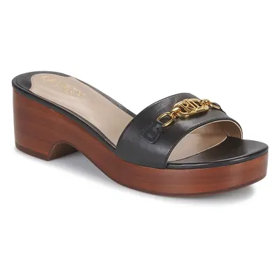 Lauren Ralph Lauren ROXANNE-SANDALS-FLAT SANDAL Černá