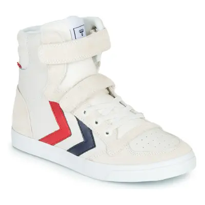 hummel SLIMMER STADIL LEATHER HIGH JR Bílá