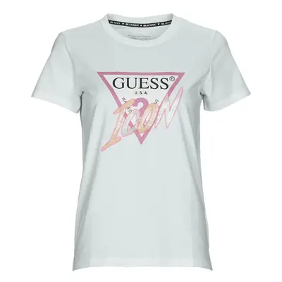 Guess SS CN ICON TEE Bílá