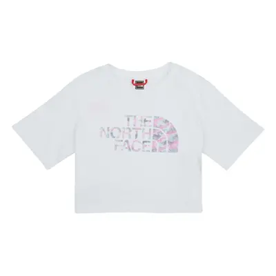 The North Face Girls S/S Crop Easy Tee Bílá