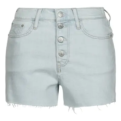 Calvin Klein Jeans HIGH RISE SHORT Modrá