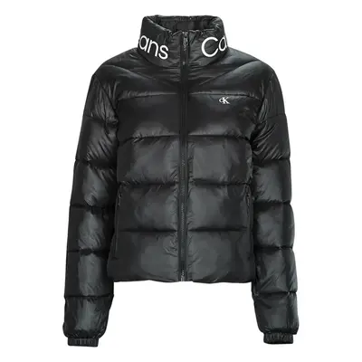 Calvin Klein Jeans FITTED LW PADDED JACKET Černá