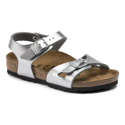 Birkenstock Rio kids bf Stříbrná