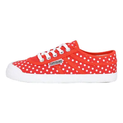 Kawasaki Polka Canvas Shoe 5030 Cherry Tomato Červená