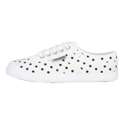 Kawasaki Polka Canvas Shoe 1024 Marshmallow Bílá