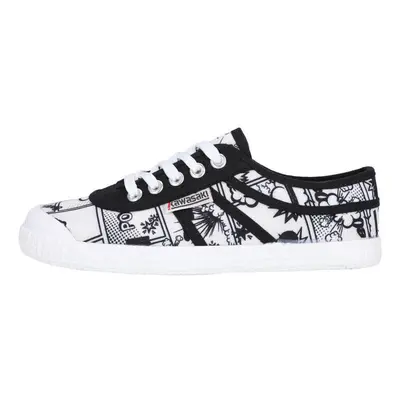 Kawasaki Cartoon Canvas Shoe K202410-ES 1002 White Bílá