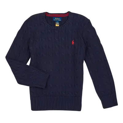 Polo Ralph Lauren LS CABLE CN-TOPS-SWEATER Tmavě modrá