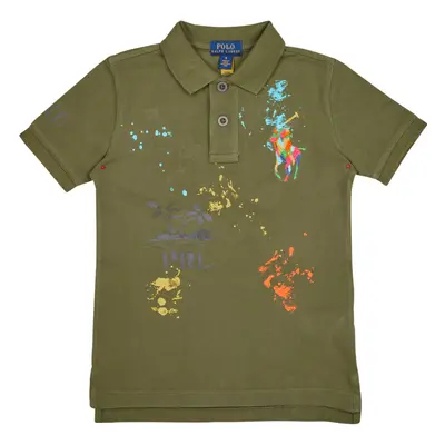 Polo Ralph Lauren SSKCM2-KNIT SHIRTS-POLO SHIRT Khaki