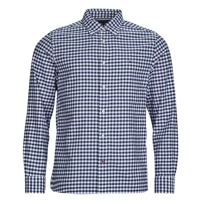 Tommy Hilfiger CLASSIC OXFORD GINGHAM RF SHIRT Tmavě modrá