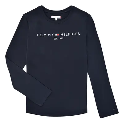 Tommy Hilfiger ESSENTIAL TEE L/S Tmavě modrá