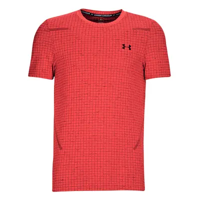 Under Armour Seamless Grid SS Bordó