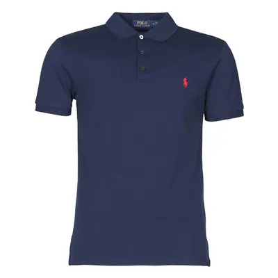 Polo Ralph Lauren POLO CINTRE SLIM FIT EN COTON STRETCH MESH LOGO PONY PLAYER Modrá