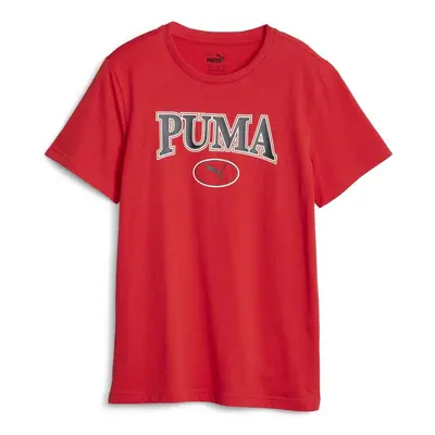 Puma PUMA SQUAD TEE B Červená