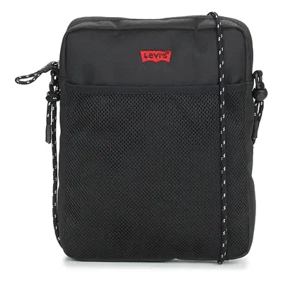 Levis DUAL STRAP NORTH-SOUTH CROSSBODY Černá