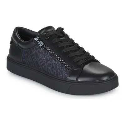 Calvin Klein Jeans LOW TOP LACE UP W/ZIP MONO Černá