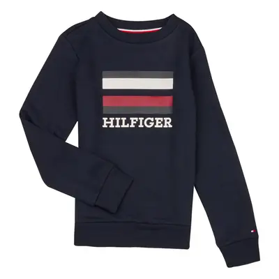 Tommy Hilfiger TH LOGO SWEATSHIRT Tmavě modrá