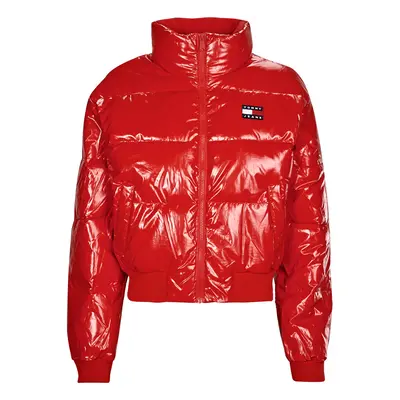 Tommy Jeans TJW BADGE GLOSSY PUFFER Červená