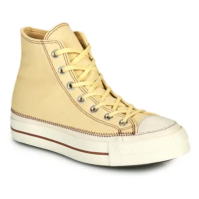 Converse CHUCK TAYLOR ALL STAR LIFT PLATFORM CONTRAST STITCHING Béžová