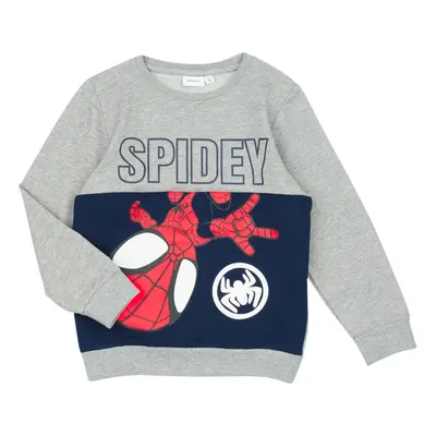 Name it NMMJUBI SPIDEY SWEAT UNB MAR Šedá