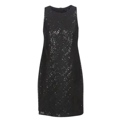 Lauren Ralph Lauren SEQUINED SLEEVELESS DRESS Černá