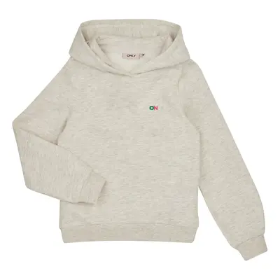 Only KOGNOOMI L/S LOGO HOOD SWT NOOS Béžová