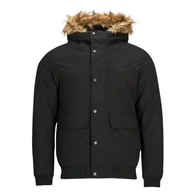 Jack & Jones JJCHAMP BOMBER JACKET FUR Černá