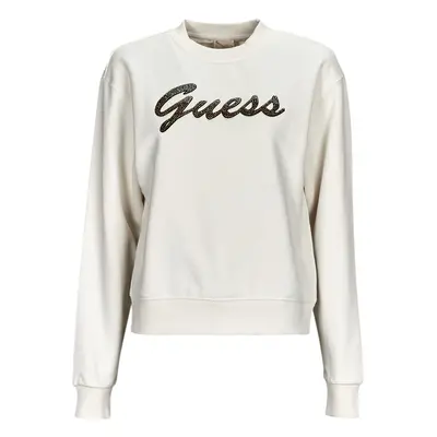 Guess CN GUESS SHINY SWEATSHIRT Bílá