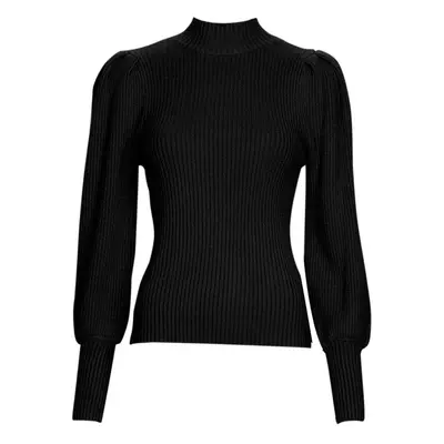 Only ONLKATIA L/S HIGHNECK PULLOVER KNT NOOS Černá