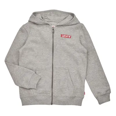 Levis LVN BOXTAB FULL ZIP HOODIE Šedá