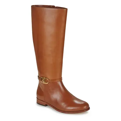 Lauren Ralph Lauren BRIDGETTE-BOOTS-TALL BOOT Hnědá