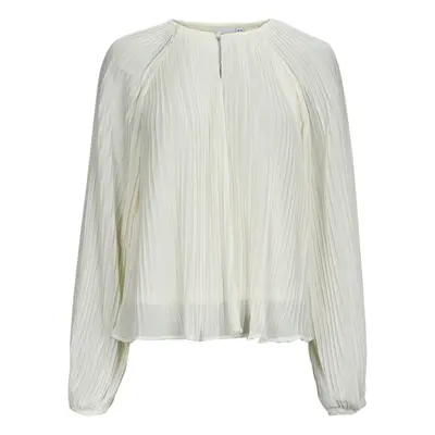 Vila VICELINE O-NECK L/S TOP/SU Béžová