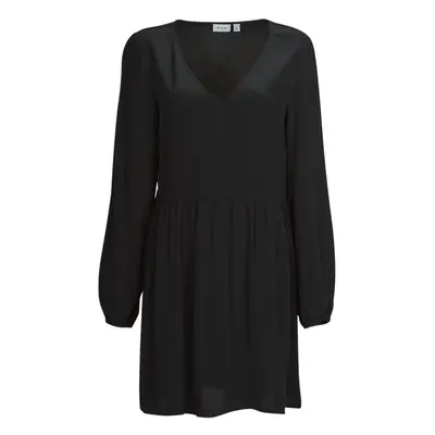 Vila VIFINI L/S SHORT DRESS Černá