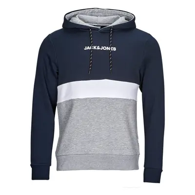 Jack & Jones JJEREID BLOCKING SWEAT HOOD ruznobarevne