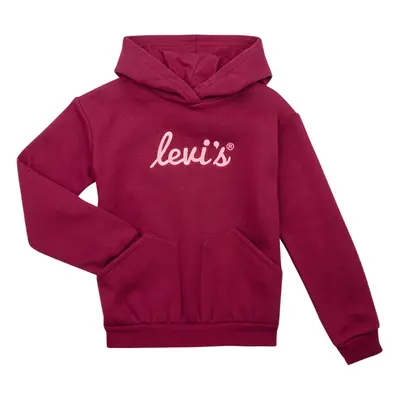 Levis LVG POSTER LOGO HOODIE Fialová